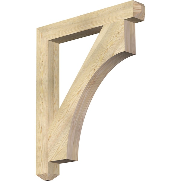 Ekena Millwork Westlake Craftsman Rough Sawn Bracket, Douglas Fir, 4"W x 32"D x 38"H BKT04X32X38WTL04RDF - main